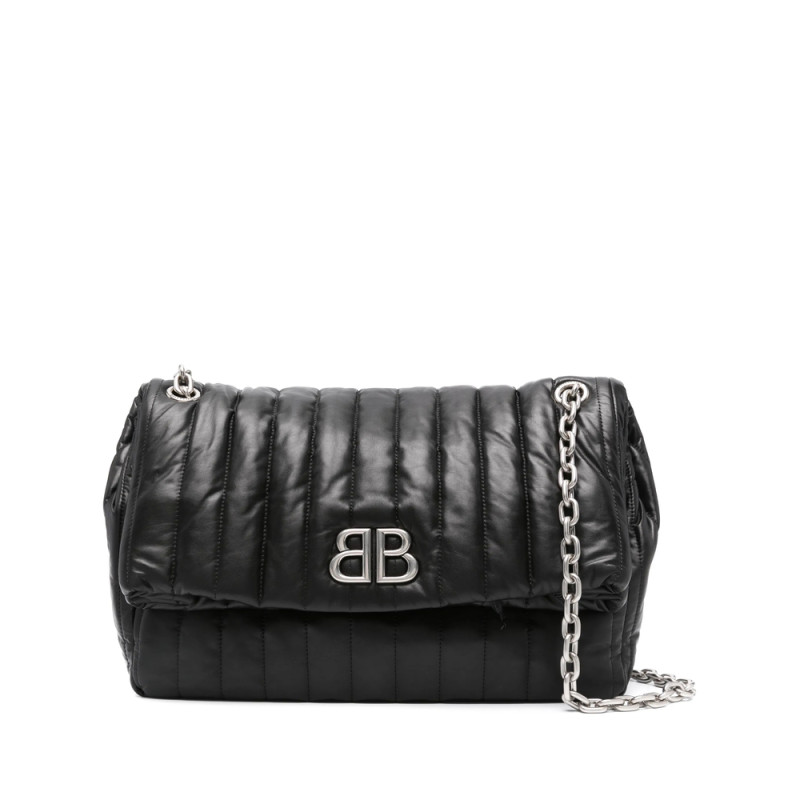 Balenciaga Medium Monaco Chain-strap Quilted Shoulder Bag