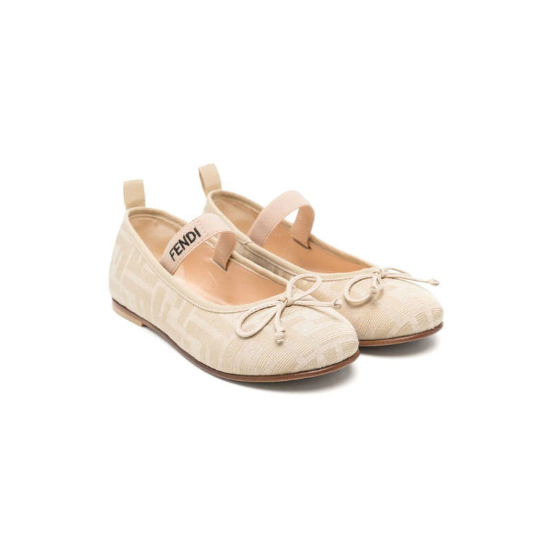 Fendi FF-motif Ballet Flats