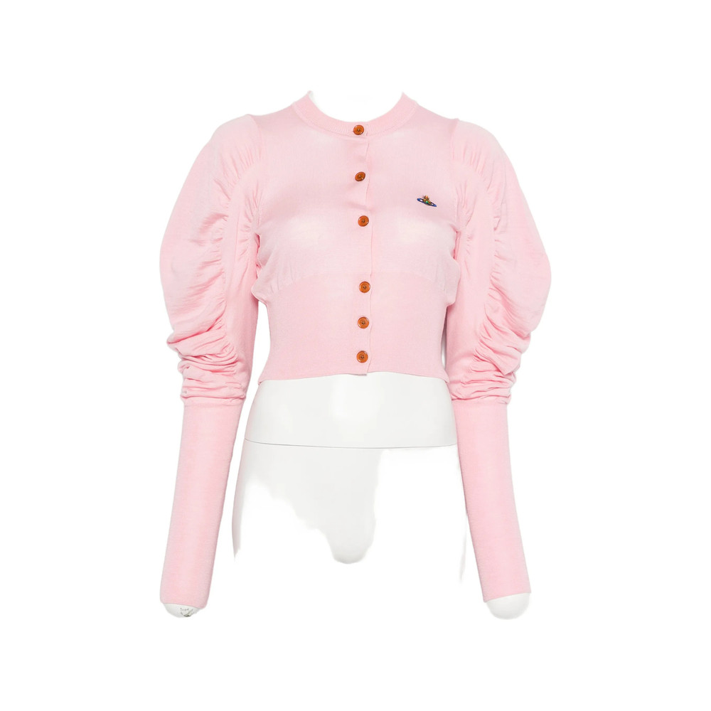Vivienne Westwood Button Puff-sleeve Cardigan