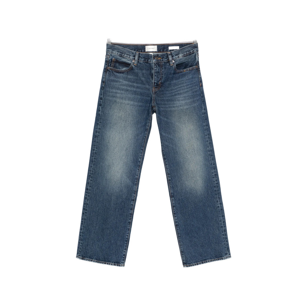 Frame The Saturday Faded Wide-leg Jeans