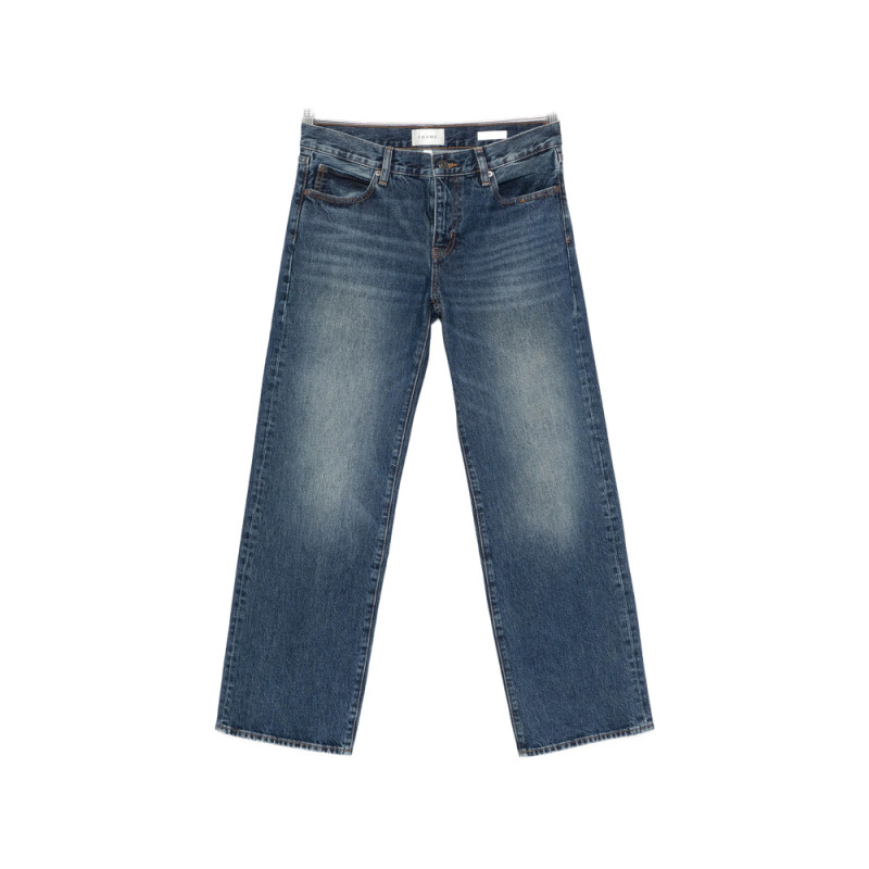 Frame The Saturday Faded Wide-leg Jeans