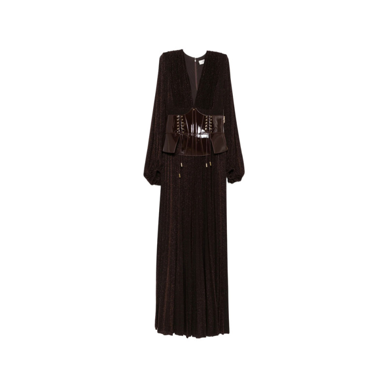 Elisabetta Franchi V-neck Maxi Dress