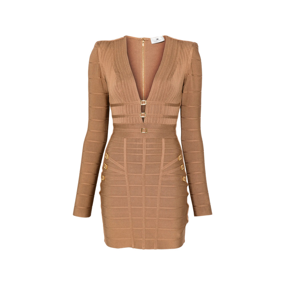 Elisabetta Franchi V-neck Mini Dress