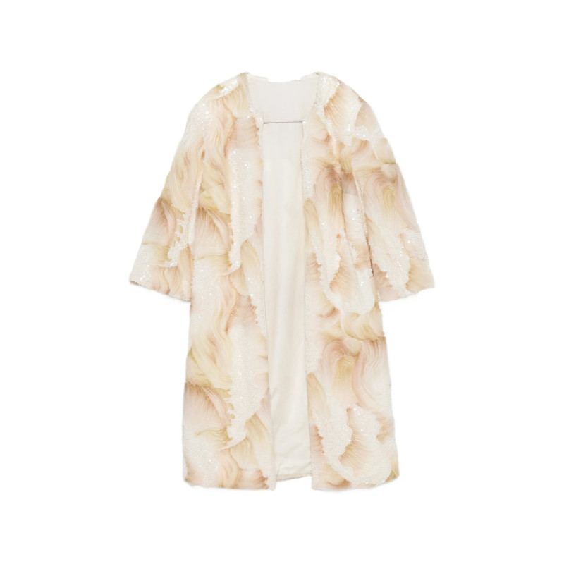 De Santis Sequin-embellished Coat