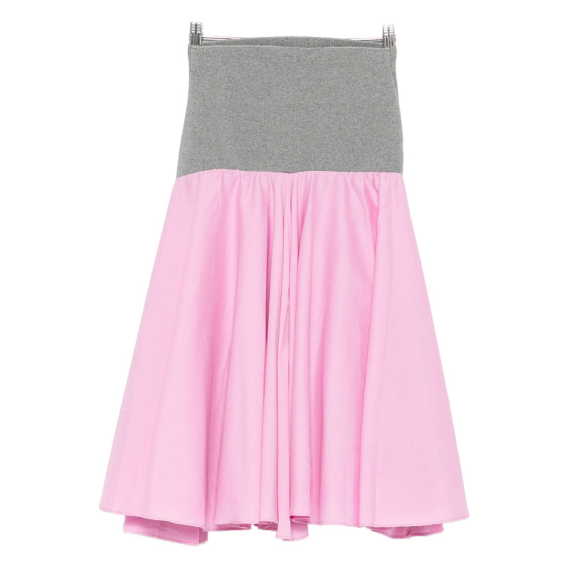 Gimaguas Elastic-waist Flared Midi Skirt