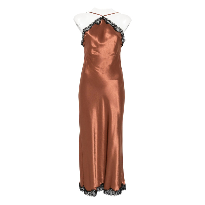 Rixo Harlan Lace-trimmed Slip Dress