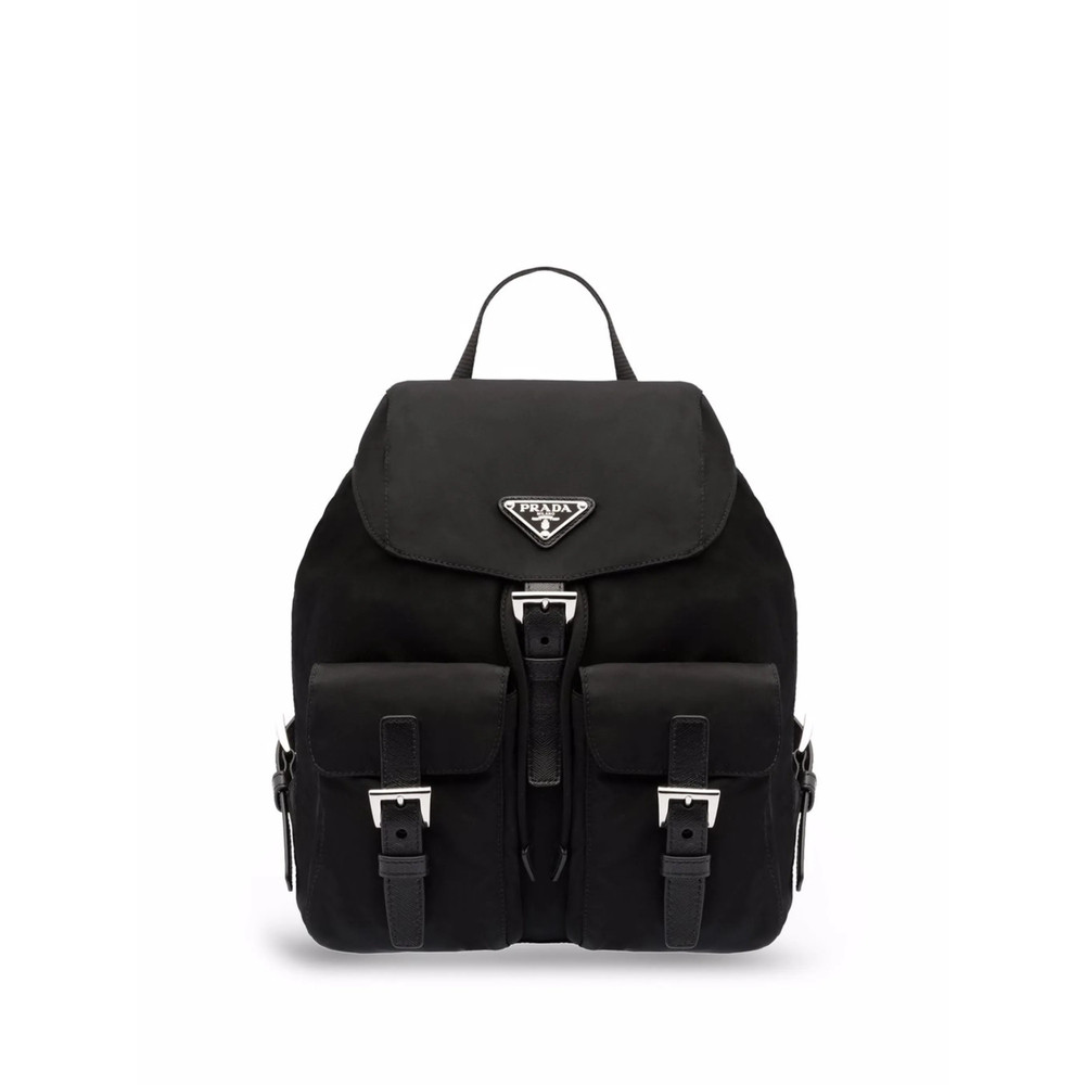 Prada Logo-plaque Backpack