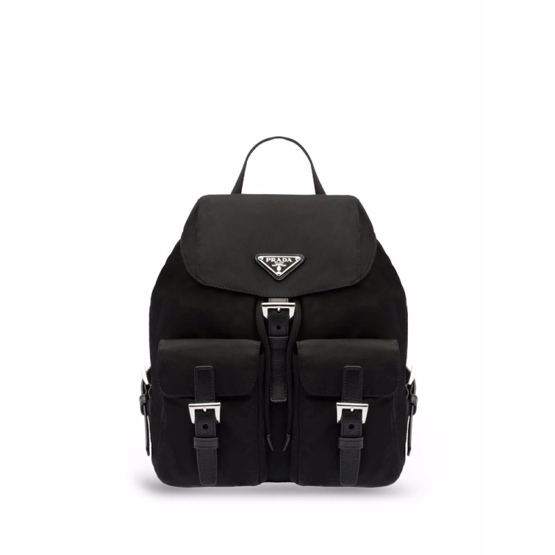 Prada Logo-plaque Backpack