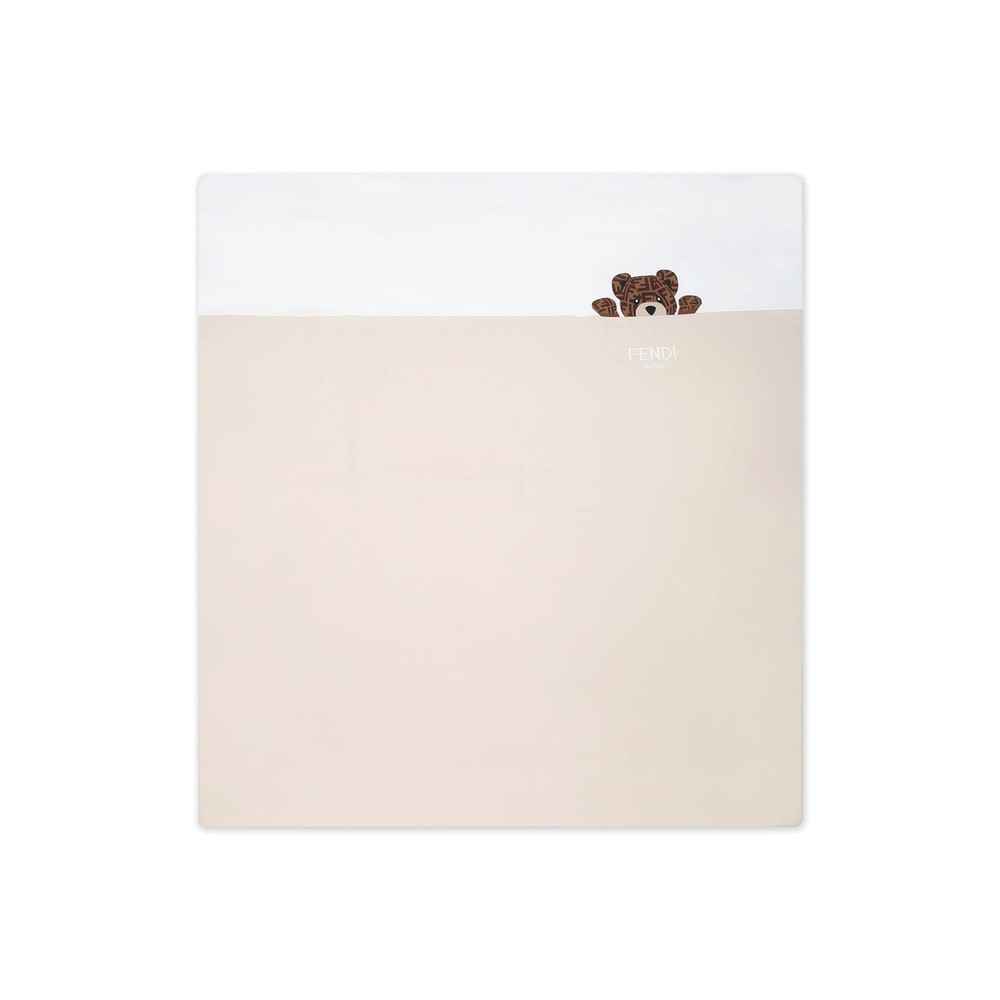 Fendi Teddy Bear-print Stretch-cotton Blanket