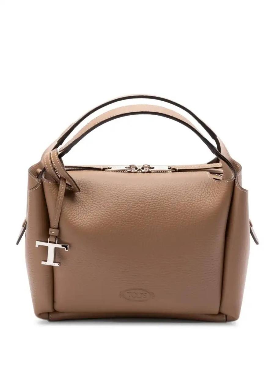 mini leather tote bag