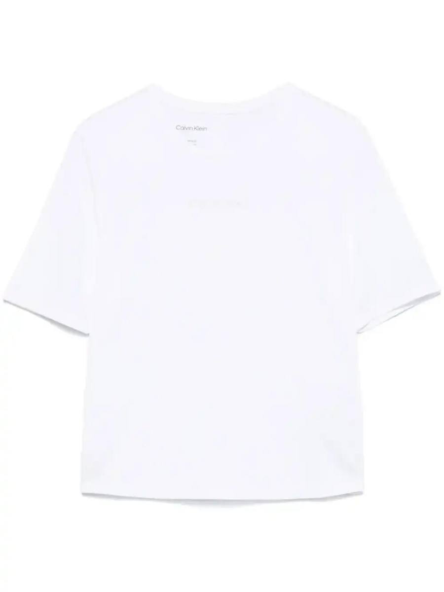 logo-rubberised T-shirt