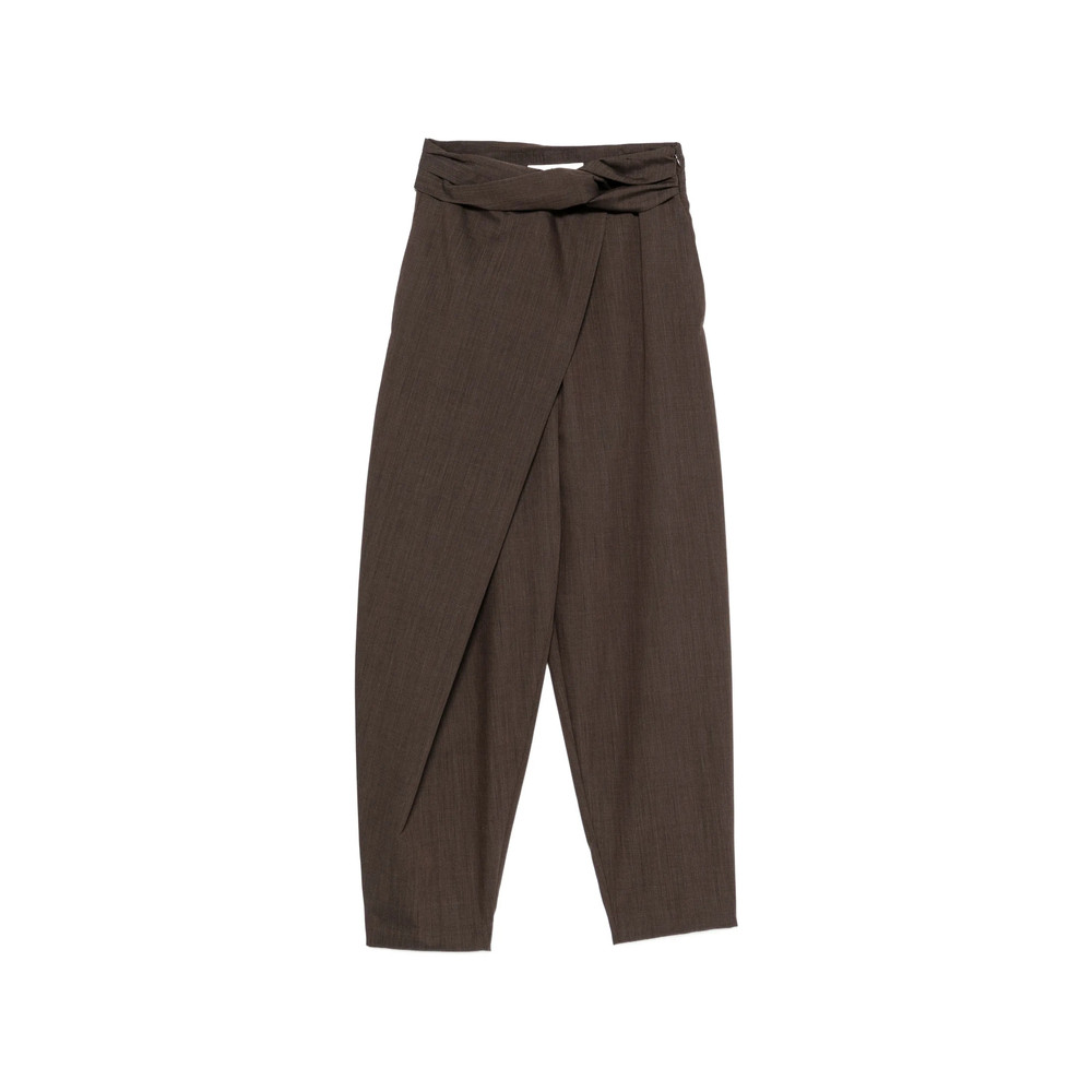Rohe Wrap-style Twist-detail Trousers