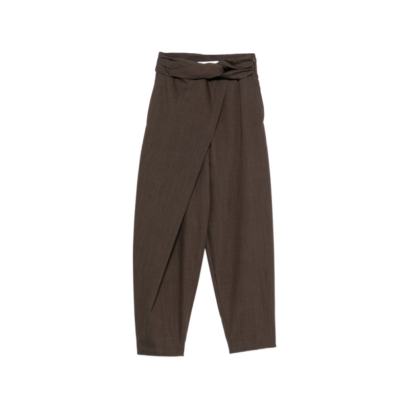 Rohe Wrap-style Twist-detail Trousers