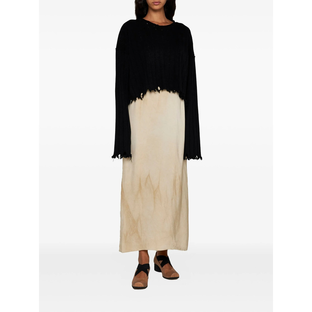 Uma Wang Fringed Raw-cut Hem Sweater