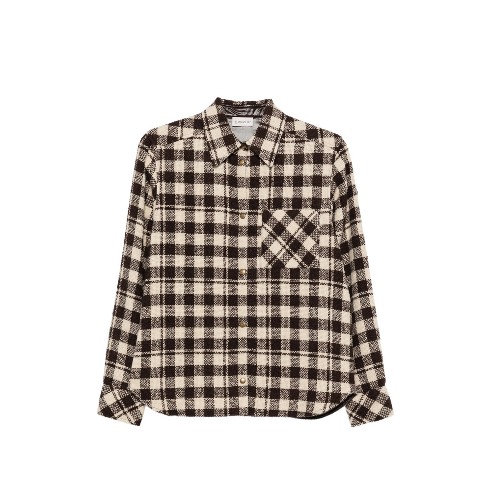 Moncler Check-pattern Button-down Jacket