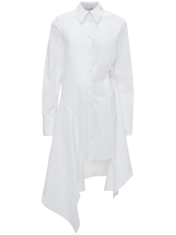 draped peplum shirt