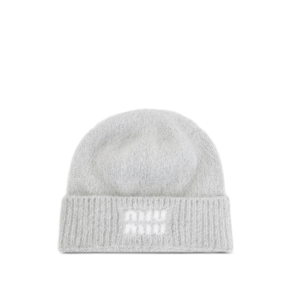 Miu Miu Logo-detail Beanie Hat
