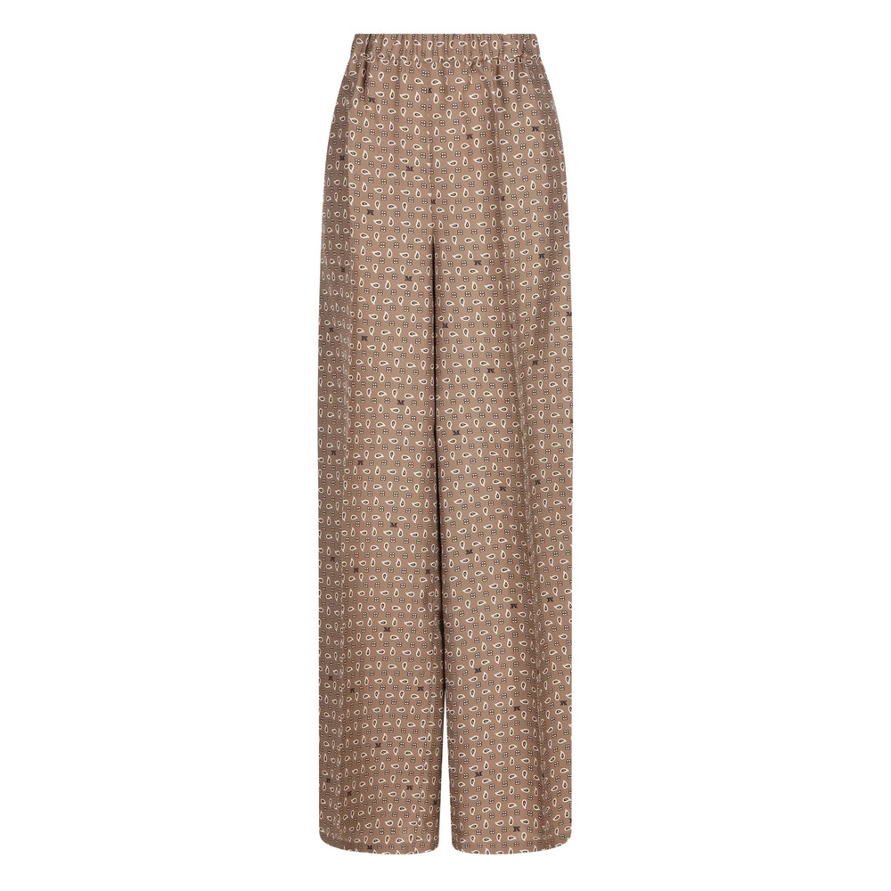 Max Mara Elasticated Patterned Trousers