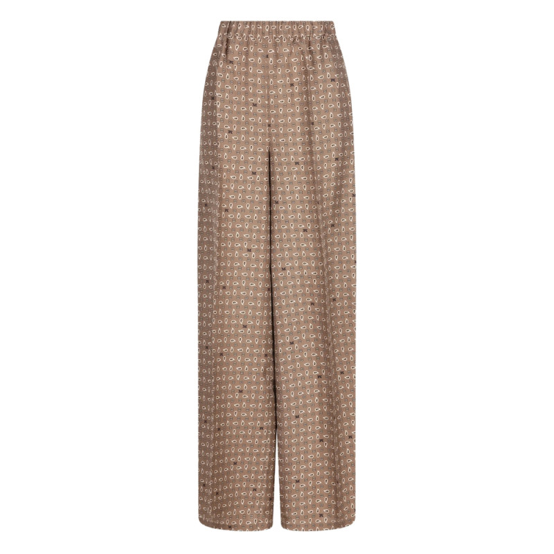 Max Mara Elasticated Patterned Trousers