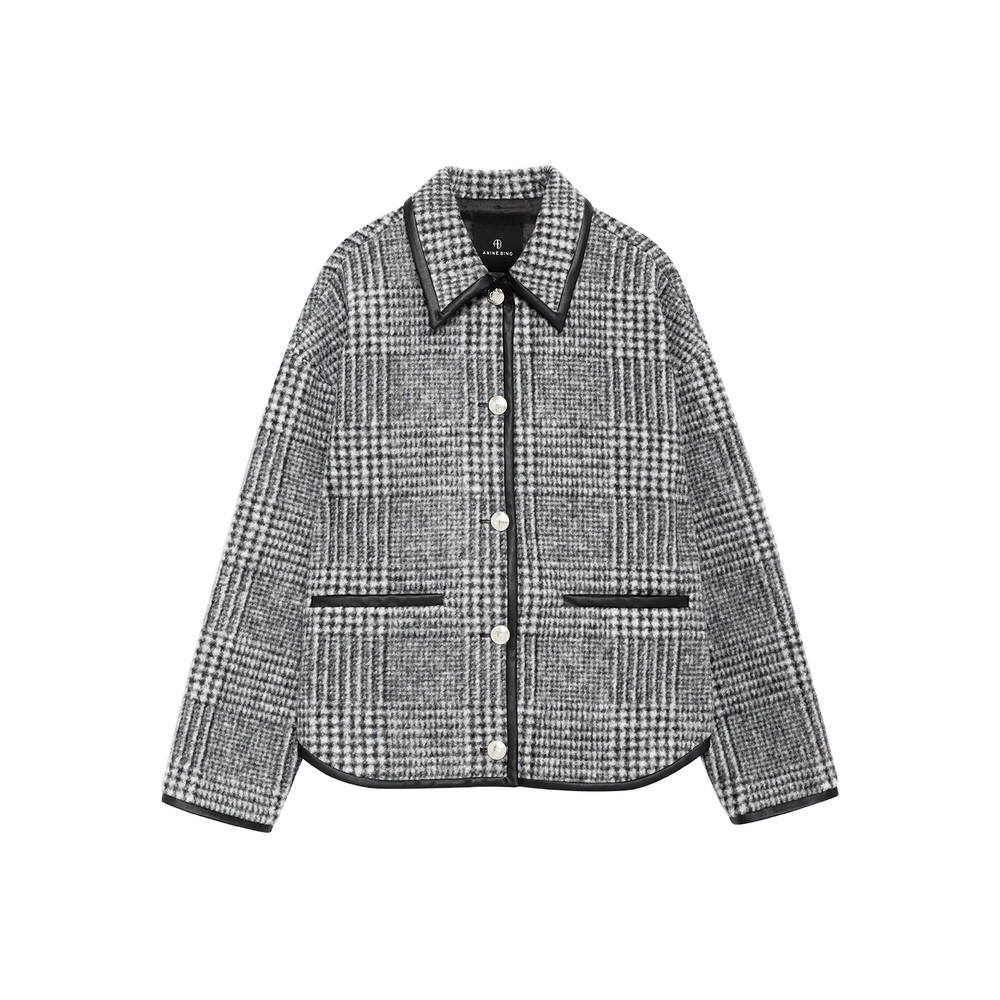 Anine Bing Check-pattern Jacket
