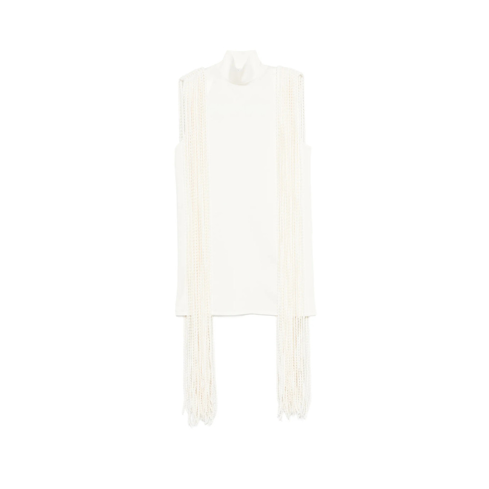 Alaïa Fringe Shift Mini Dress