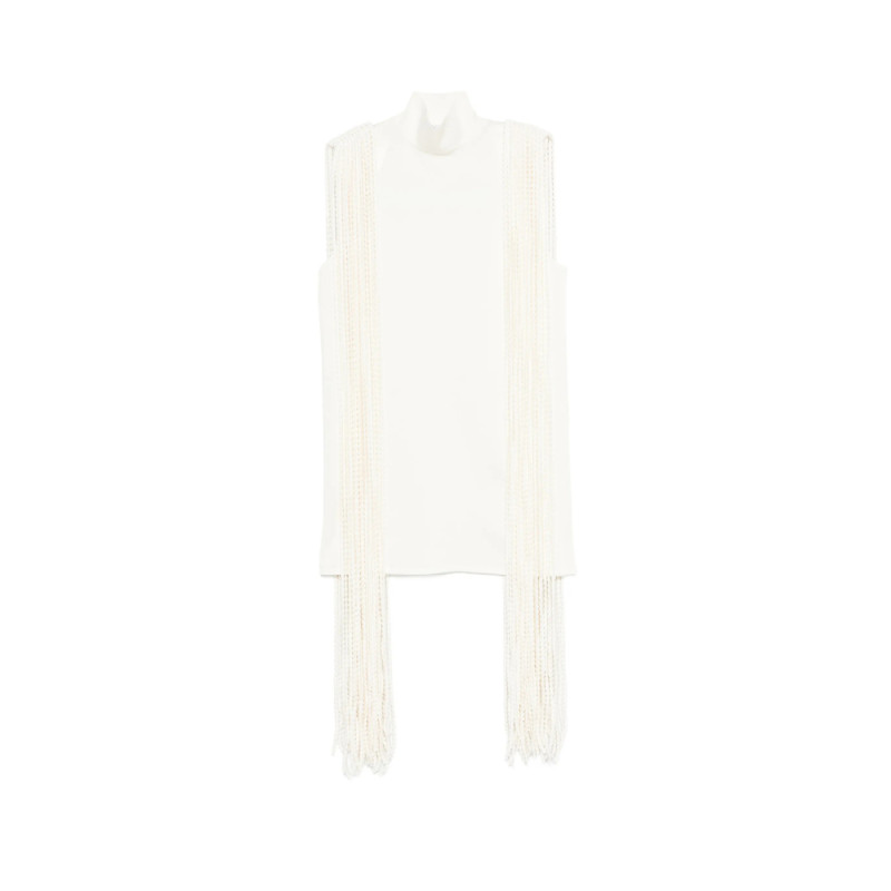 Alaïa Fringe Shift Mini Dress