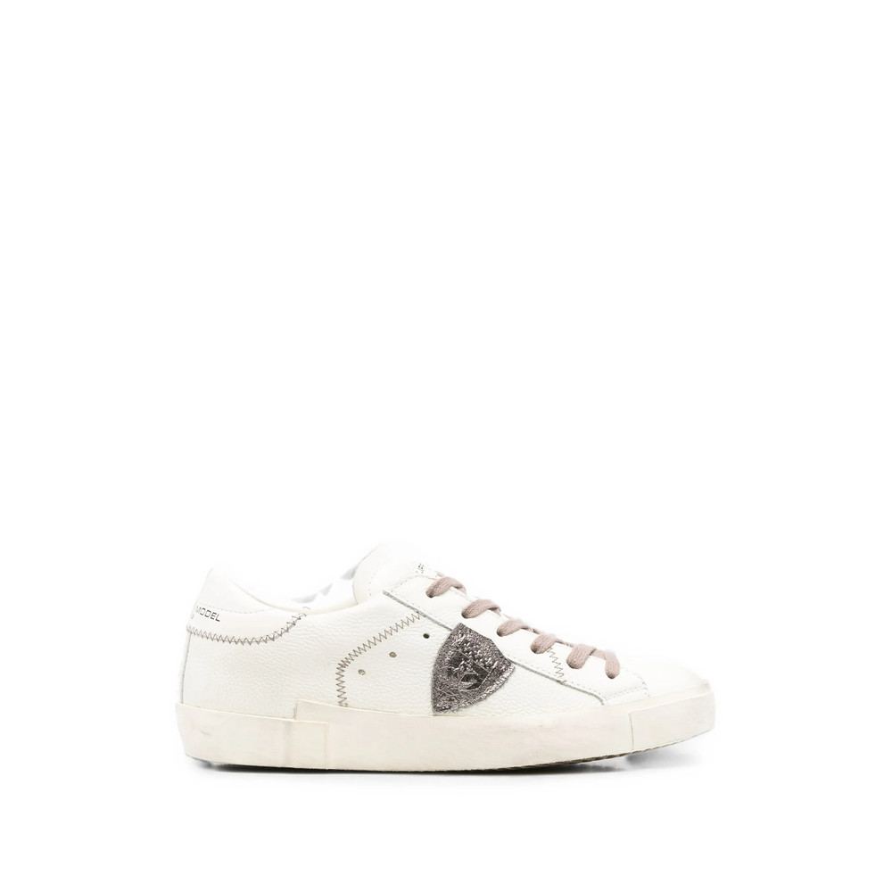 Philippe Model PRSX Low Logo-patch Panelled Sneakers