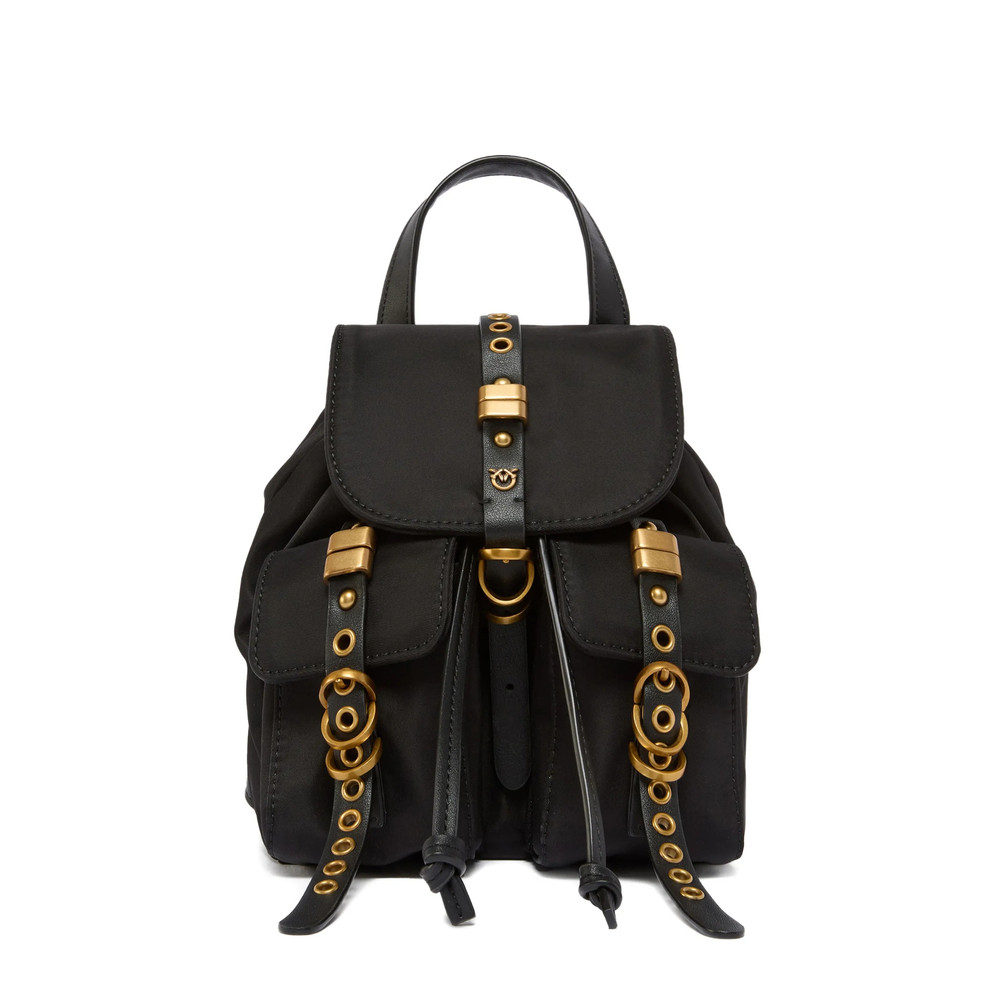 Pinko Pockets Antique-gold Backpack