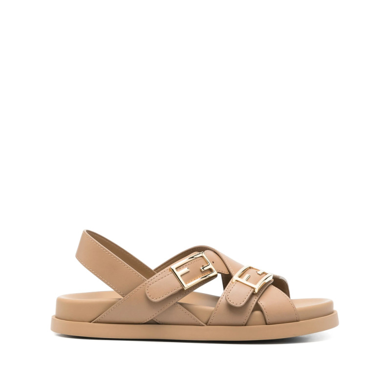 Fendi Leather Sandals