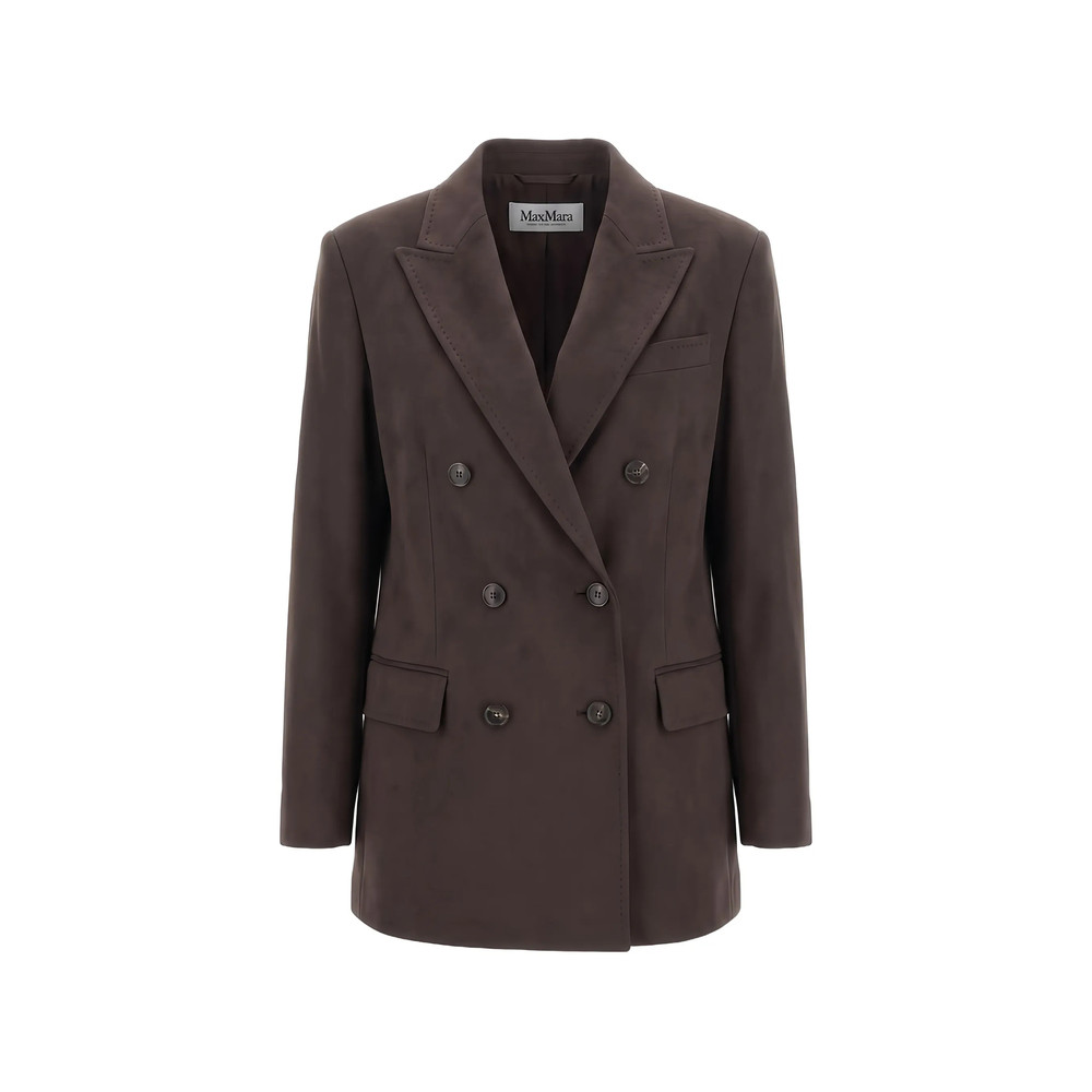 Max Mara Olimpia Double-breasted Peak-lapels Blazer