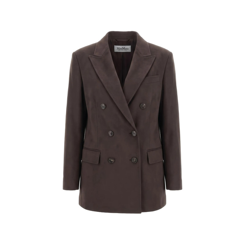 Max Mara Olimpia Double-breasted Peak-lapels Blazer