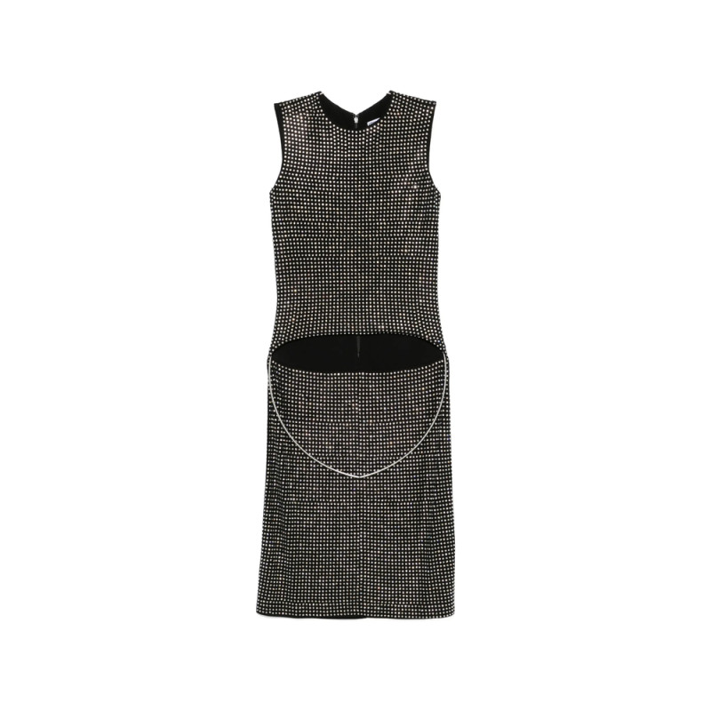 Alexander Wang Crystal-embellished Asymmetric Top
