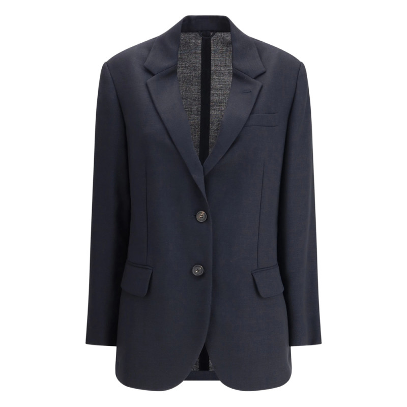 Brunello Cucinelli Two-button Belted Jacket