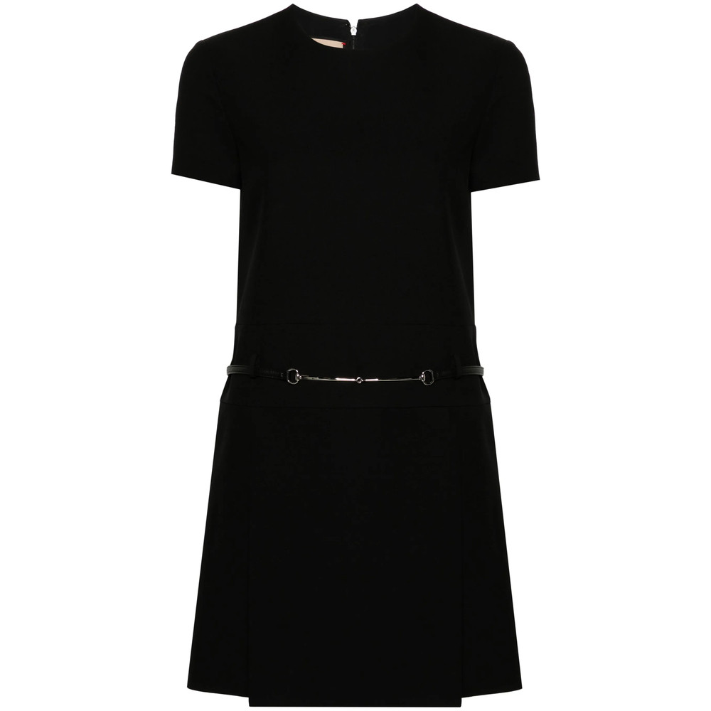 Gucci Horsebit-detail Wool Minidress