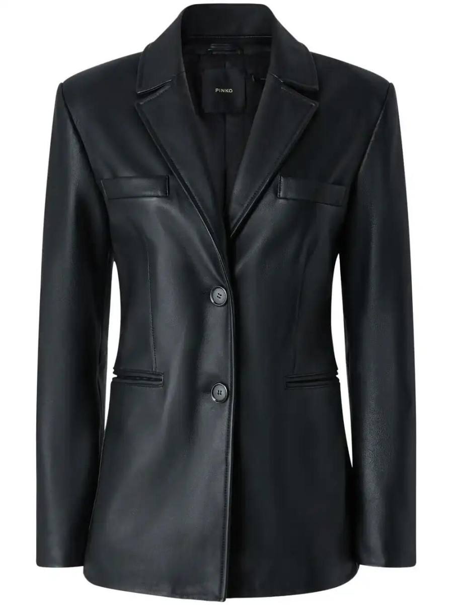 leather blazer