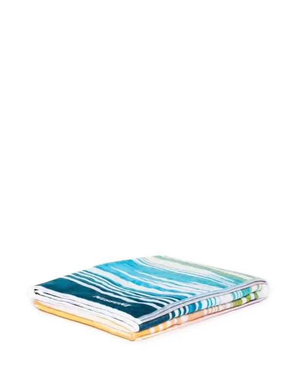 striped towel