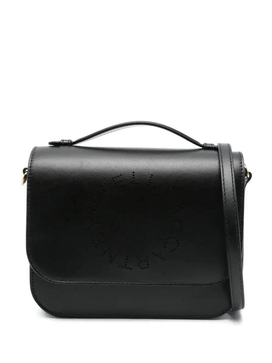 logo-perforated cross body bag