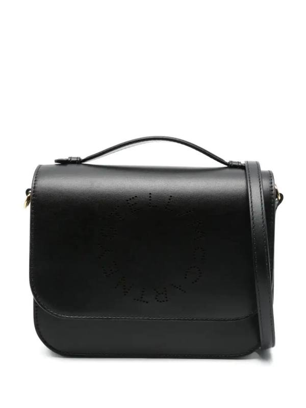 logo-perforated cross body bag