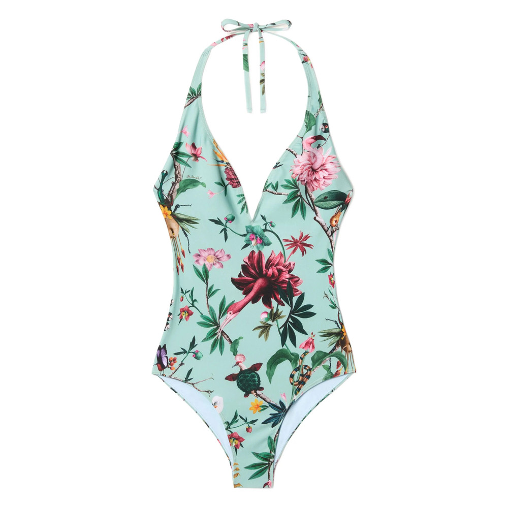 La Double J Floral-print Swimsuit