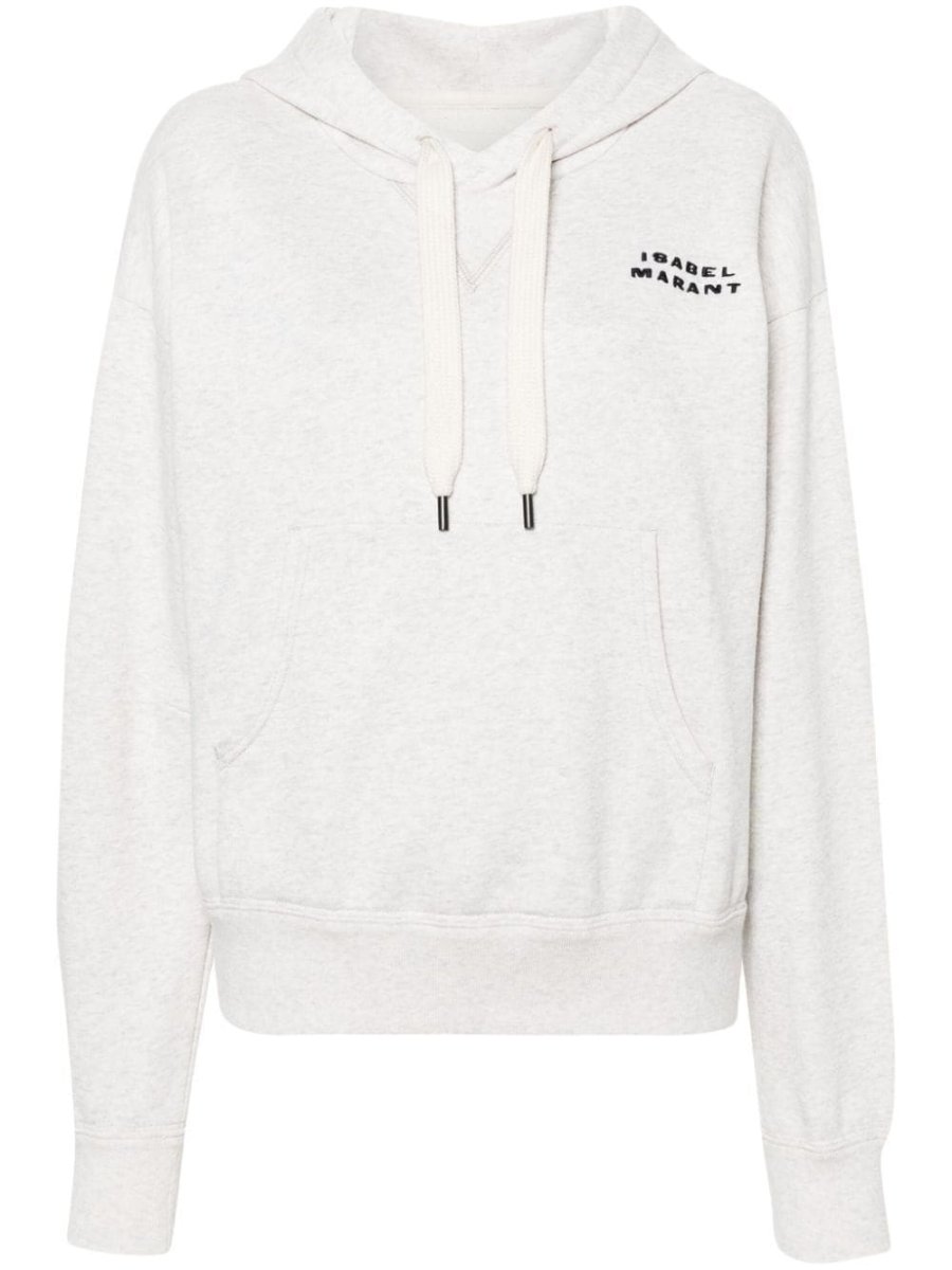 Sylla mélange jersey hoodie