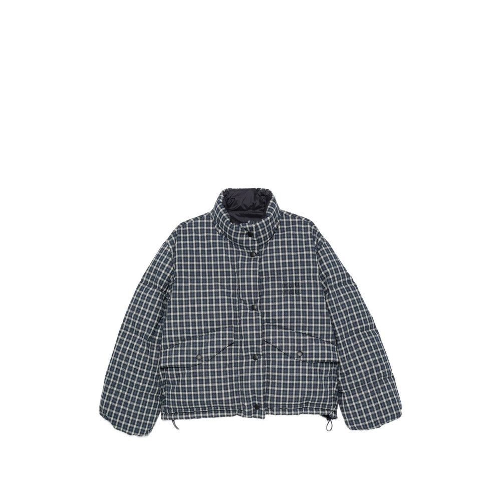 Miu Miu Check-pattern Reversible Jacket