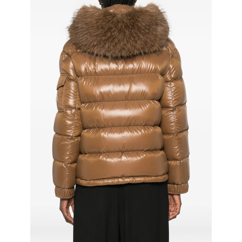 Moncler Faux-fur-trim Quilted Jacket