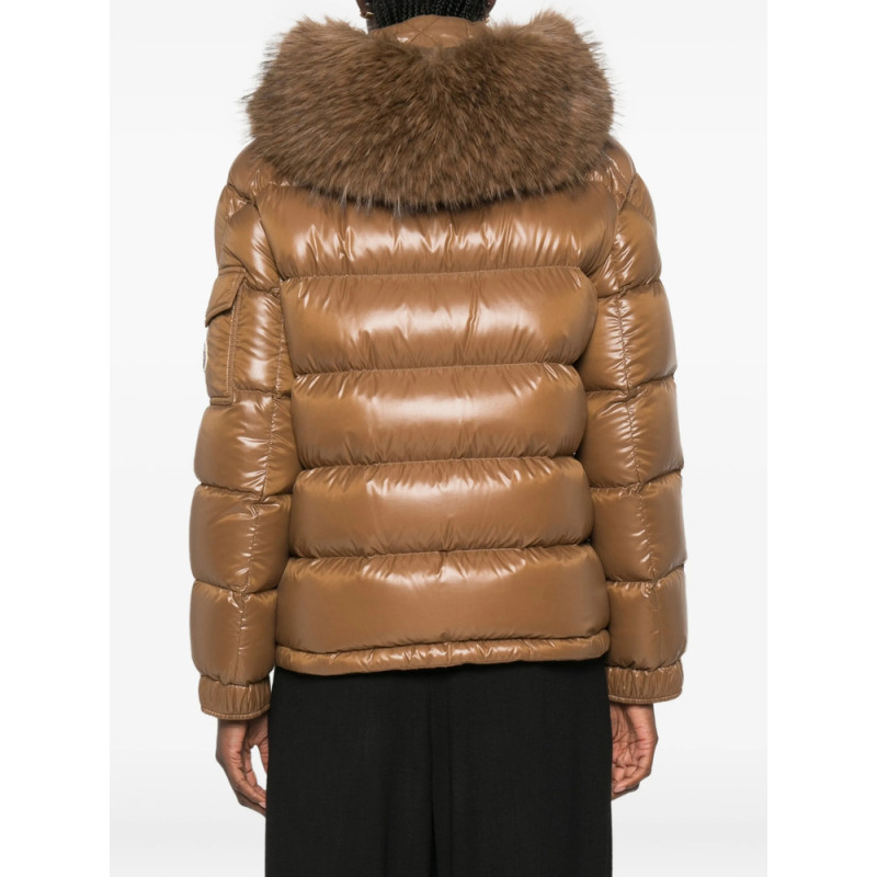 Moncler Faux-fur-trim Quilted Jacket