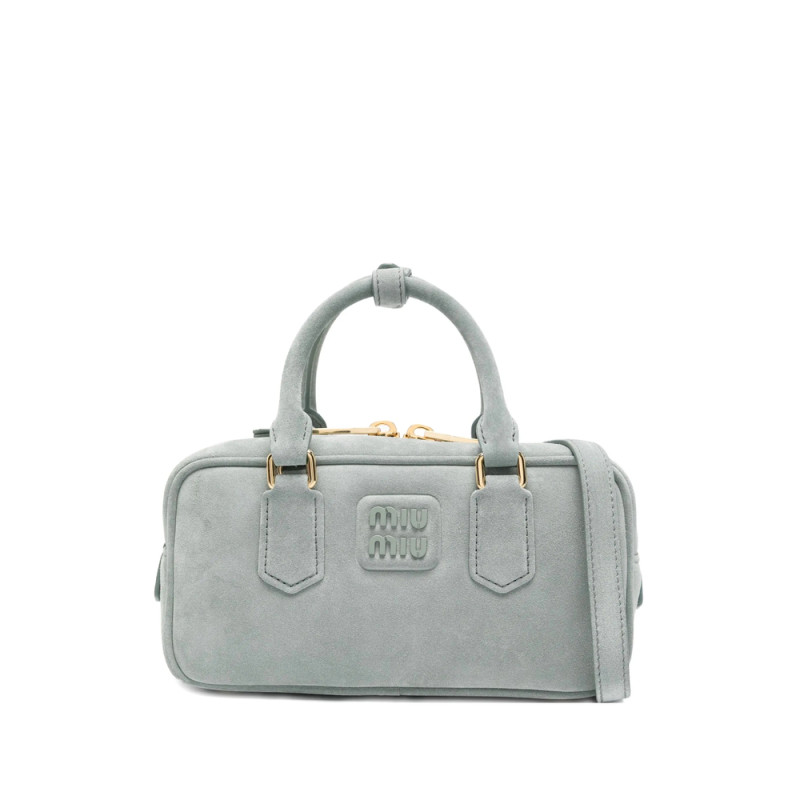 Miu Miu Top-handle Suede Satchel