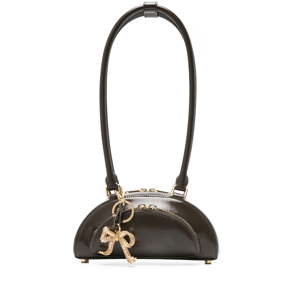 Self Portrait Curved Charm Shoulder Bag