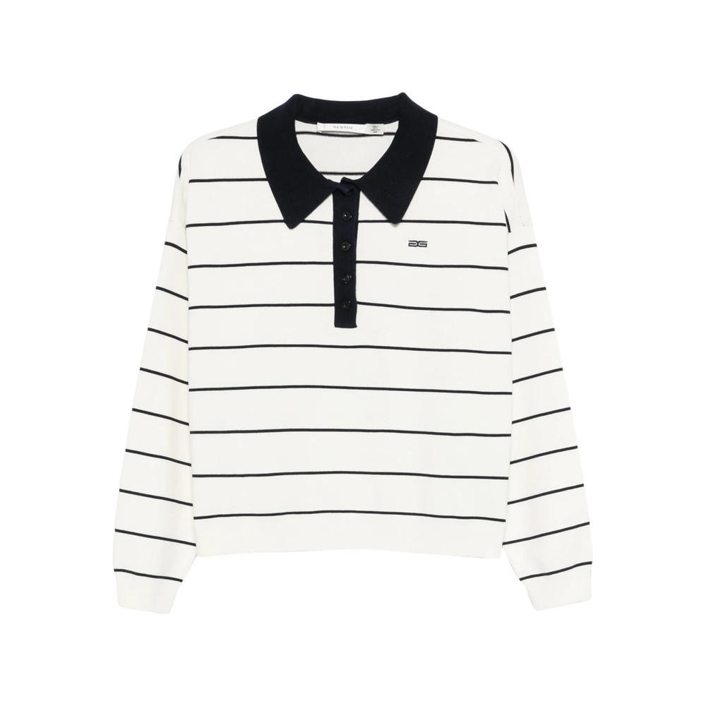 Gestuz GZtaige Striped Polo Top
