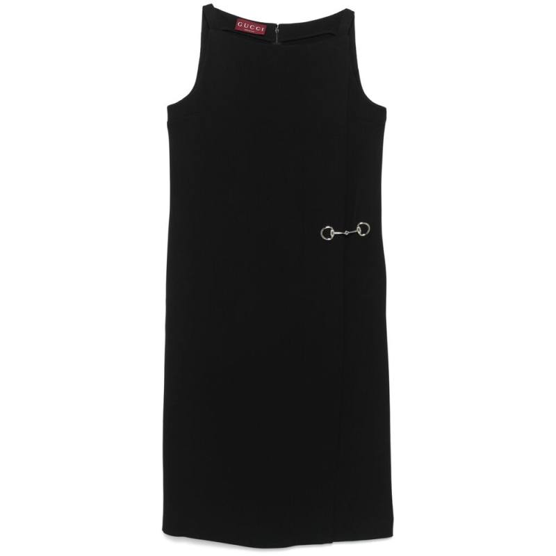 Gucci Horsebit Midi Dress