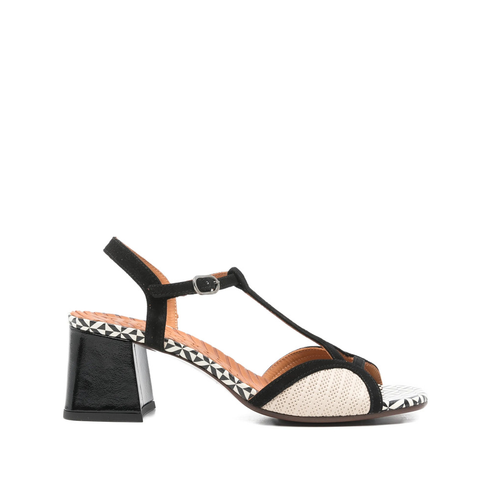 Chie Mihara Lipika T-strap Patterned Sandals