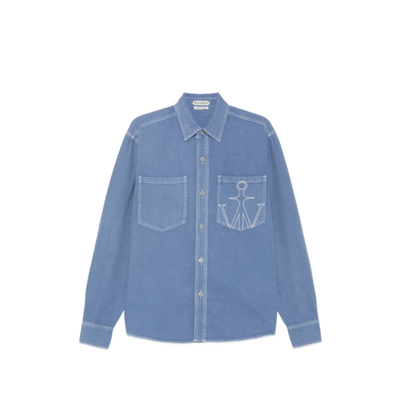 Jw Anderson Embroidered Oversized Shirt