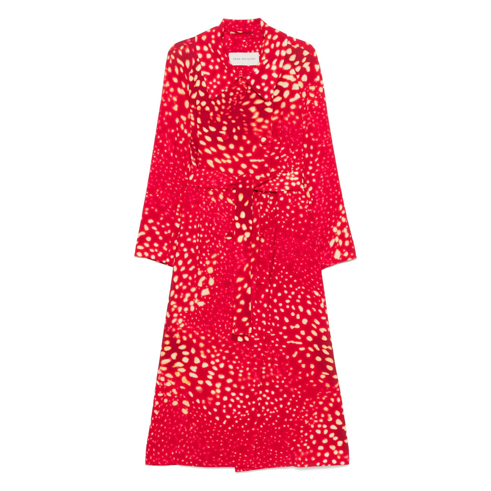 Dries Van Noten Printed Coat